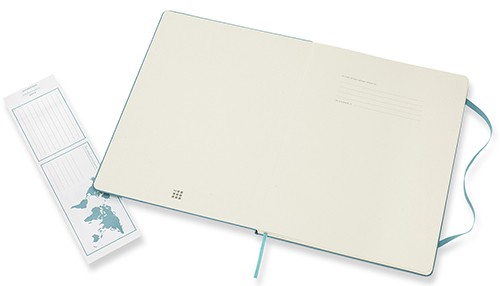 Блокнот Moleskine Classic великий 19 x 25 см в лінію океанський синій