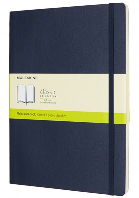 Блокнот Moleskine Classic великий 19 x 25 см нелінований сапфір м'який