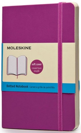 Блокнот Moleskine Classic кишеньковий 9 х 14 см в крапку рожевий м'який 