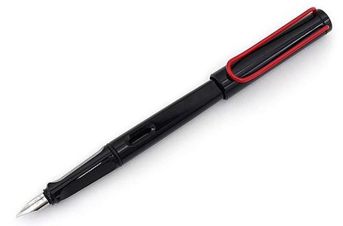 Чорнильна ручка Lamy Joy чорна/червона перо 1,9 мм