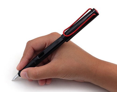 Чорнильна ручка Lamy Joy чорна/червона перо 1,9 мм