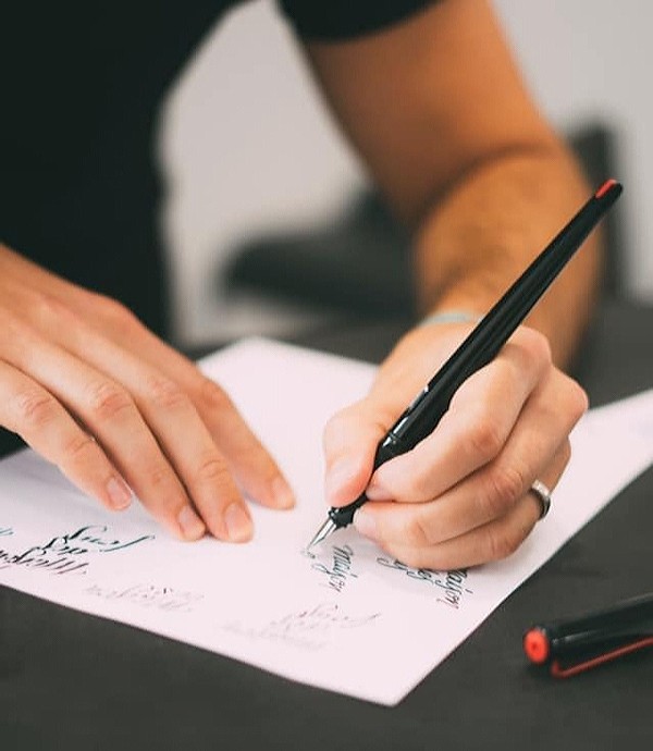 Чорнильна ручка Lamy Joy чорна/червона перо 1,9 мм