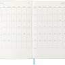 Щотижневик з місцем для записів Moleskine на 2026 рік середній 13 х 21 см аквамарин