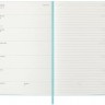 Щотижневик з місцем для записів Moleskine на 2026 рік середній 13 х 21 см аквамарин
