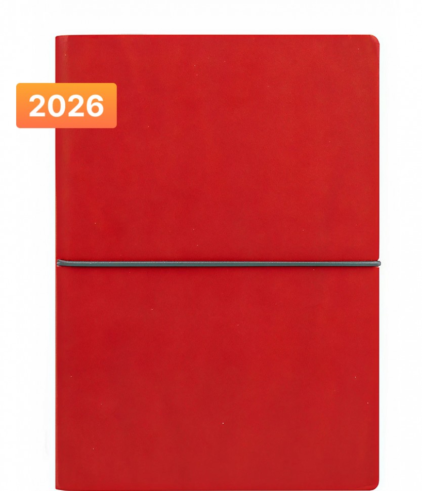 Щоденник Ciak на 2026 рік середній 13 х 17 см червоний