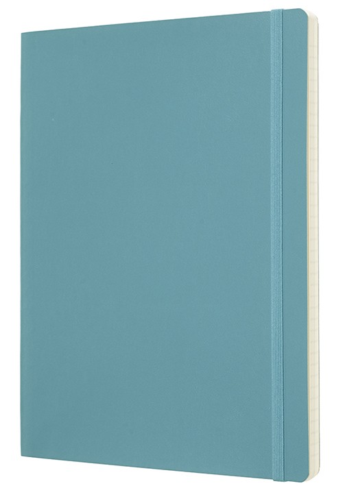 Блокнот Moleskine Classic великий 19 x 25 см в лінію океанський синій м'який