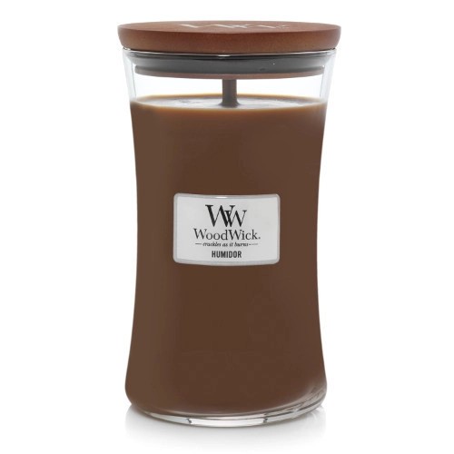 Ароматична свіча WoodWick Large Humidor cave a cigares 609 г