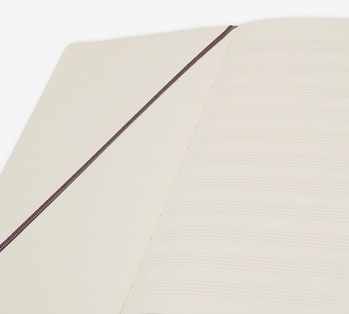 Блокнот Moleskine Art Music середній 13 х 21 см для нот чорний