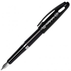 Чорнильна ручка для каліграфії Pentel Tradio Calligraphy Pen чорна 1,8 мм 