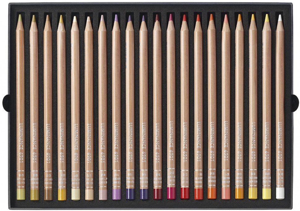 Набір водостійких олівців Caran d'Ache Luminance 6901 40 штук 
