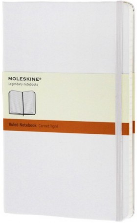 Блокнот Moleskine Classic середній 13 х 21 см в лінію білий