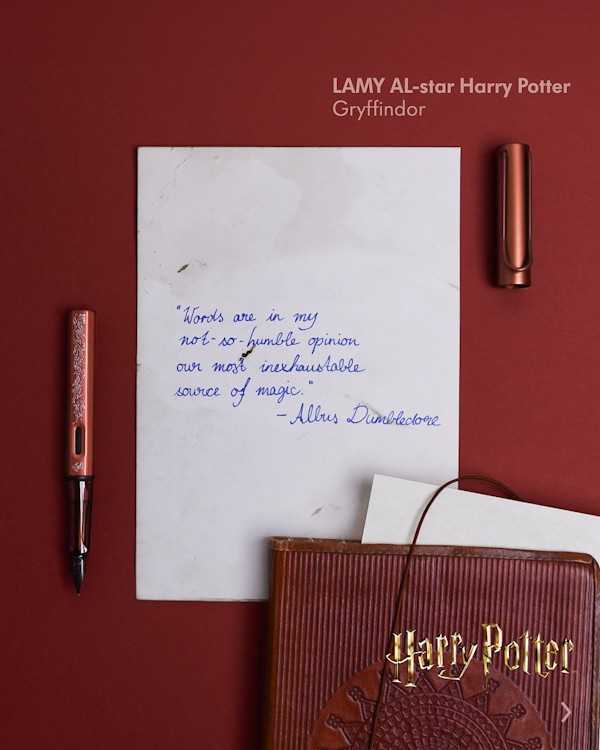 Чорнильна ручка Lamy Al-Star x Harry Potter Gryffindor червона перо F (тонке)
