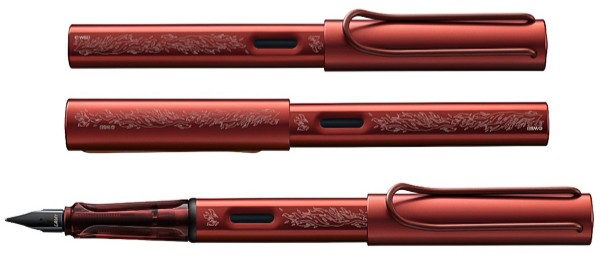 Чорнильна ручка Lamy Al-Star x Harry Potter Gryffindor червона перо F (тонке)