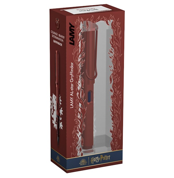 Чорнильна ручка Lamy Al-Star x Harry Potter Gryffindor червона перо F (тонке)