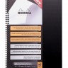 Блокнот Rhodia Rhodiactive A4+ чорний в лінію