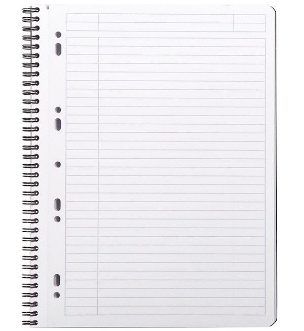 Блокнот Rhodia Rhodiactive A4+ чорний в лінію