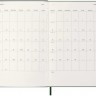 Щотижневик з місцем для записів Moleskine на 2026 рік середній 13 х 21 см миртовий зелений