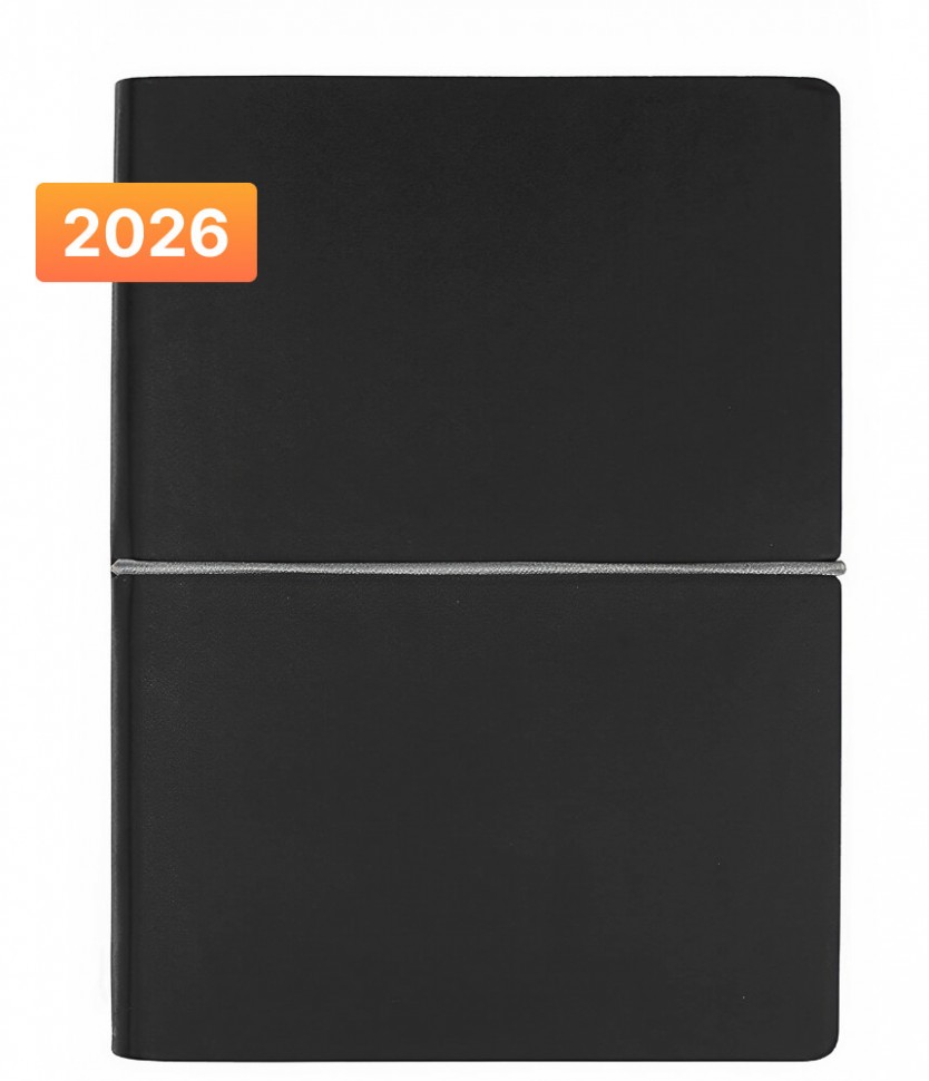 Щоденник Ciak на 2026 рік середній 13 х 17 см чорний