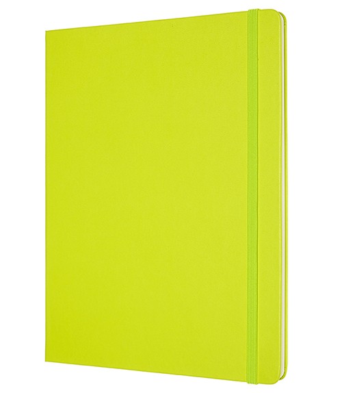Блокнот Moleskine Classic великий 19 x 25 см в лінію лимонний зелений
