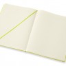 Блокнот Moleskine Classic великий 19 x 25 см в лінію лимонний зелений