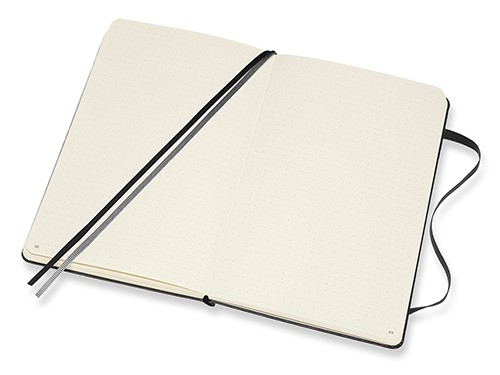 Блокнот Moleskine Art Bullet середній 13 х 21 см в крапку чорний 