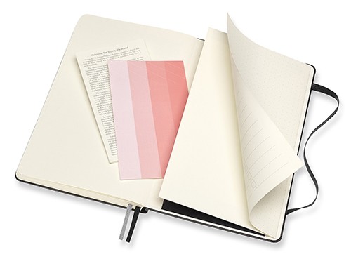 Блокнот Moleskine Art Bullet середній 13 х 21 см в крапку чорний 