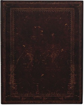 Блокнот Paperblanks Стара Шкіра Чорний Марокканський великий 18 х 23 см в крапку 