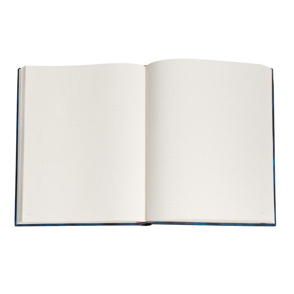 Блокнот Paperblanks Стара Шкіра Чорний Марокканський великий 18 х 23 см в крапку 