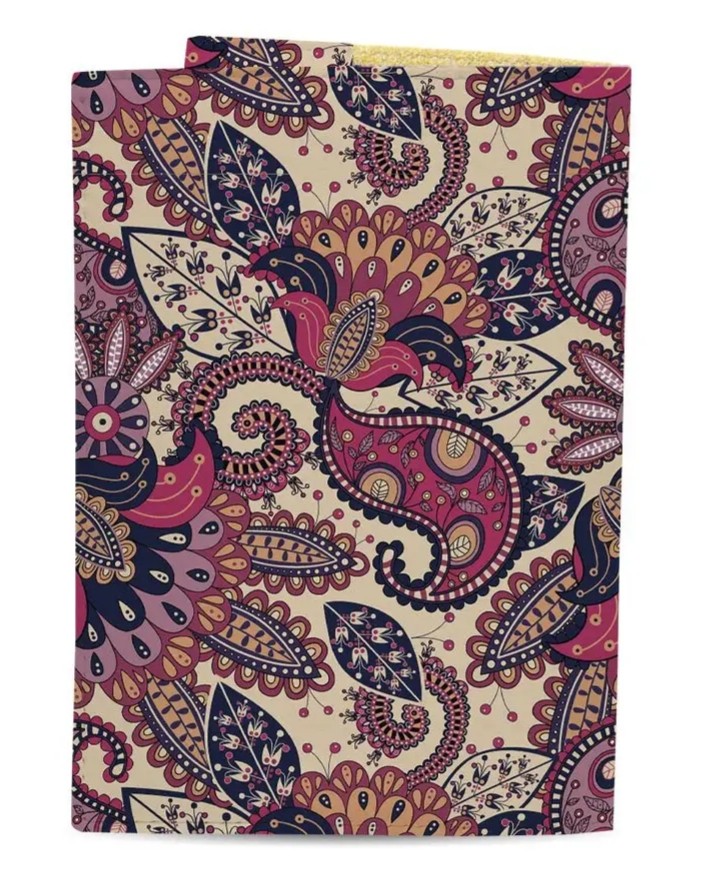 Обкладинка для паспорта Just Cover Візерунки Фіолетові