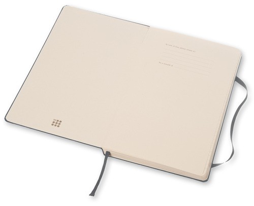 Блокнот Moleskine Classic середній 13 х 21 см в лінію сірий