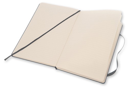 Блокнот Moleskine Classic середній 13 х 21 см в лінію сірий