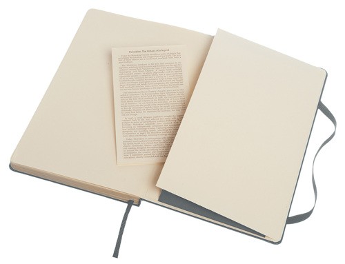 Блокнот Moleskine Classic середній 13 х 21 см в лінію сірий