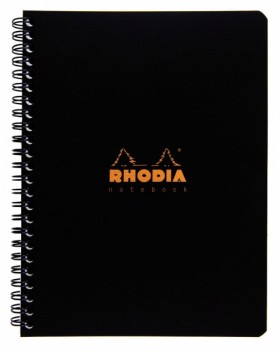 Блокнот Rhodia Rhodiactive A5 чорний в лінію