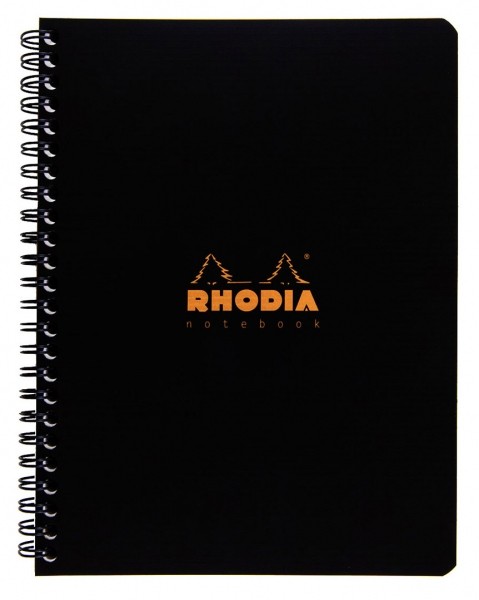 Блокнот Rhodia Rhodiactive A5 чорний в лінію