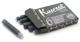 Набір картриджів чорного кольору для чорнильних ручок Kaweco
