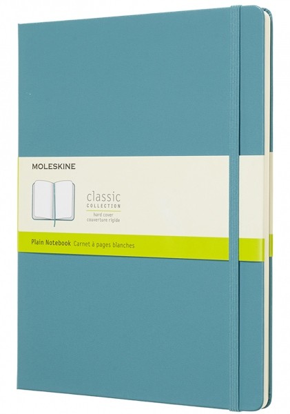 Блокнот Moleskine Classic великий 19 x 25 см нелінований океанський синій