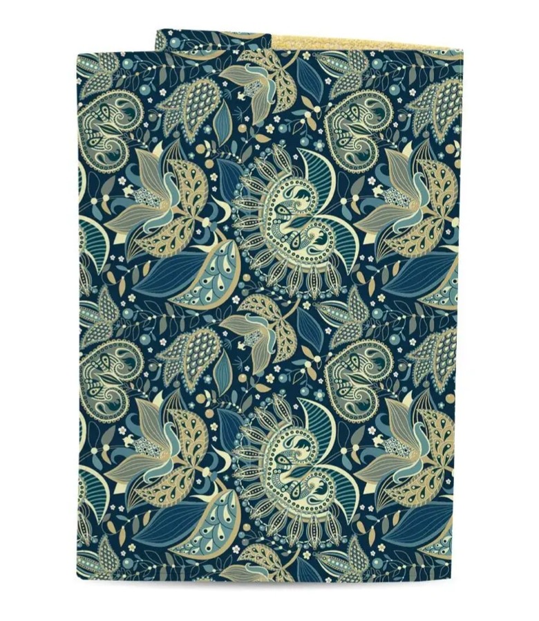 Обкладинка для паспорта Just Cover Візерунки Сині