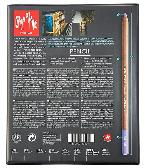 Набір пастельних сухих олівців Caran d'Ache Artist 12 штук