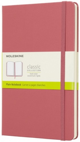 Блокнот Moleskine Classic середній 13 х 21 см нелінований пастельно-рожевий 