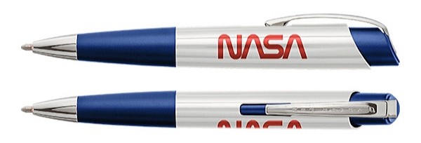Автоматична кулькова ручка Fisher Space Pen Eclipse NASA біло-синя