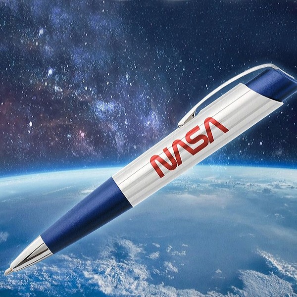 Автоматична кулькова ручка Fisher Space Pen Eclipse NASA біло-синя