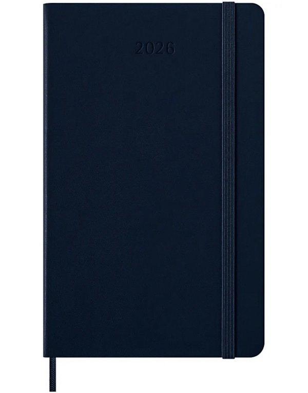 Щотижневик з місцем для записів Moleskine на 2026 рік середній 13 х 21 см сапфір