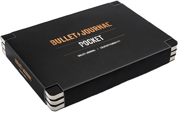 Набір Leuchtturm1917 Bullet Journal Pocket кишеньковий 14,4 х 10,4 см в крапку чорний