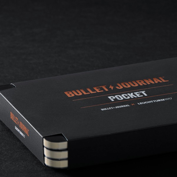 Набір Leuchtturm1917 Bullet Journal Pocket кишеньковий 14,4 х 10,4 см в крапку чорний