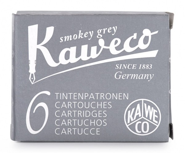 Набір картриджів сірого кольору для чорнильних ручок Kaweco