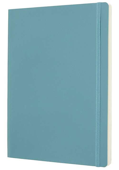 Блокнот Moleskine Classic великий 19 x 25 см нелінований океанський синій м'який