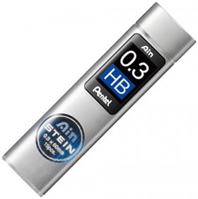 Набір грифелів Pentel AIN НB 0,3 мм (15 штук)