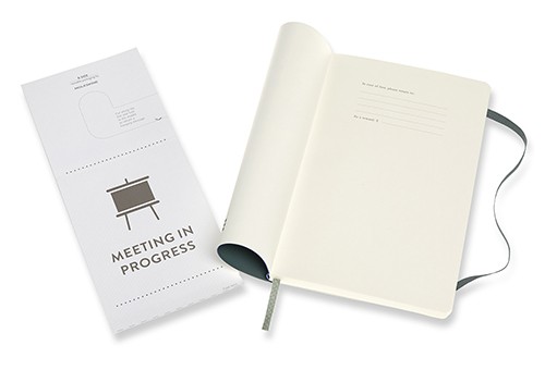 Блокнот недатований Moleskine PRO м'який середній 13 х 21 см лісовий зелений