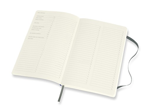 Блокнот недатований Moleskine PRO м'який середній 13 х 21 см лісовий зелений