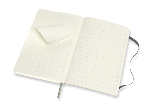 Блокнот недатований Moleskine PRO м'який середній 13 х 21 см лісовий зелений